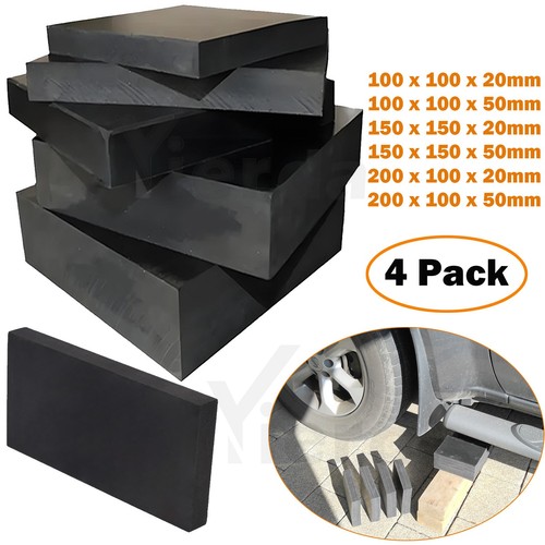Rubber shock pads black - shock,
