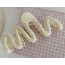 Wavy Hair Clip Wavy Claw Clip Barrettes Strong Hold Hair Jaw Barrettes Acc Crea