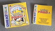 Pokemon Pinball Nintendo Gameboy Color UK PAL Genuine Box And Manual 