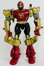 Power Rangers Ninja Storm Triple Zord Morphin Crimson Thunder Ranger Bandai 2002