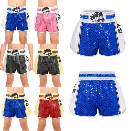 Girls boys boxing shorts - boys,