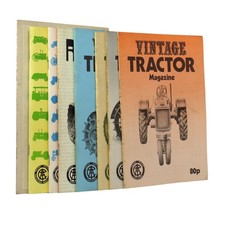 8 x vintage tractor & crawler