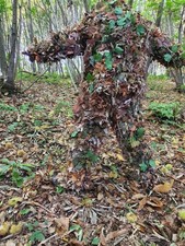 Stalker Woodland base Fully Crafted Ghillie Suit -Size XL/XXL