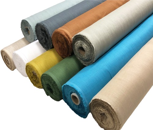 Linen fabric material - linen, 100%