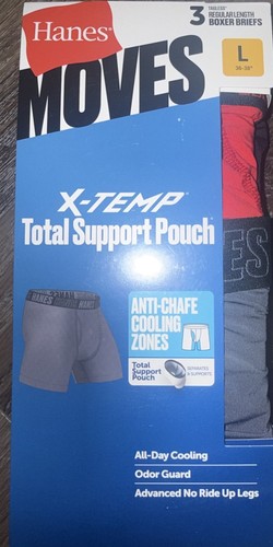 Hanes moves pair mens boxer - hanes,