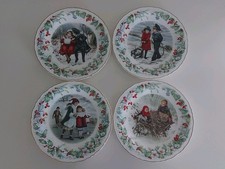 4 Wedgwood Compton & Woodhouse  for Victoria and Albert Museum Christmas Plates