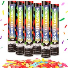 6Pcs Confetti Cannon Large