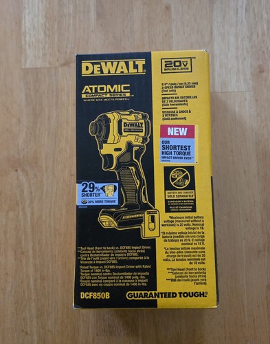 Dewalt dcf850b atomic 20v max - dcf850b,