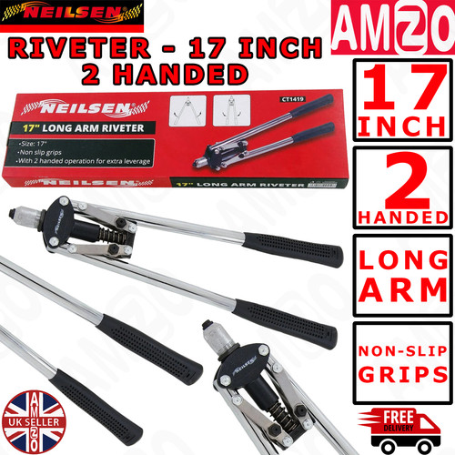 Rivet gun long arm hand - long,