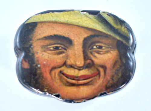 Antique papier mache portrait - papier,