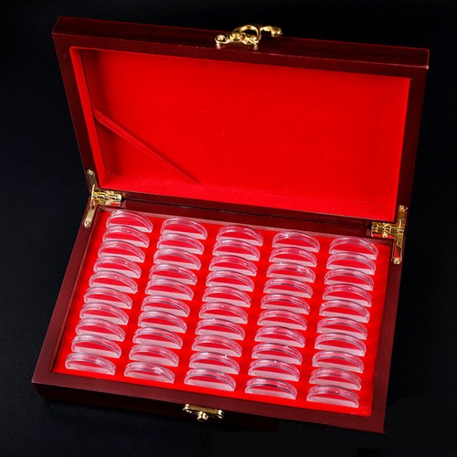 Wooden coins display - display, storage
