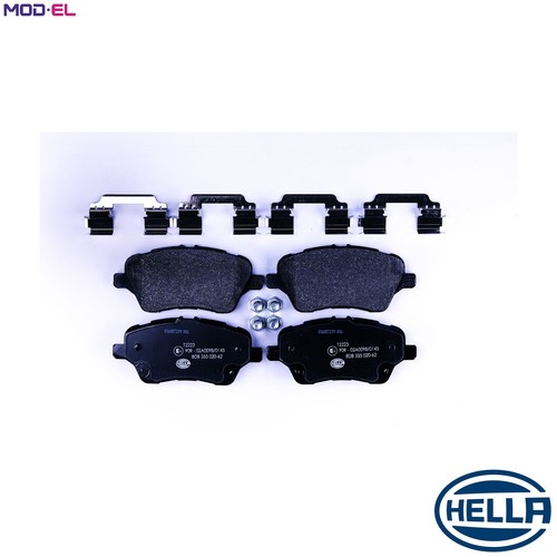 Brake pad set disc - brake, 8db