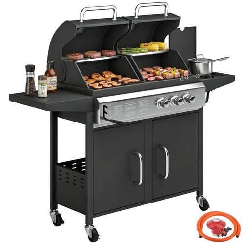 Outsunny burner hybrid dual - outsunny, 3