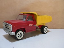 Vintage Tonka Dump Truck Red/Yellow Pressed Steel 1960's