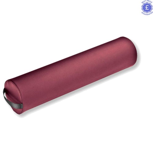 Burgundy jumbo round bolster - burgundy,