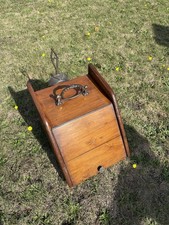 Vintage Wooden Coal Scuttle