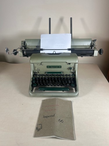 Imperial manual typewriter - imperial, 66