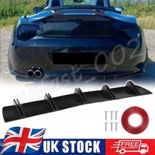 Black Rear Bumper Splitter