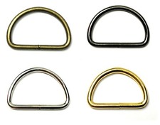 D Ring Buckles Metal  Art Jump Ring Findings for Webbing Sew Leather Craft DIY
