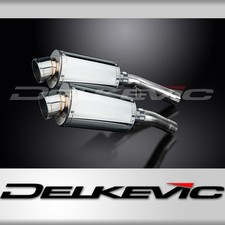 YAMAHA FJ1100 FJ1200 1984-1987 225mm OVAL STAINLESS SILENCER EXHAUST KIT