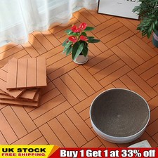 11x Plastic Patio Deck Tiles