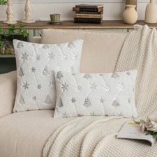 Fluffy Plush Sequin Snowflake