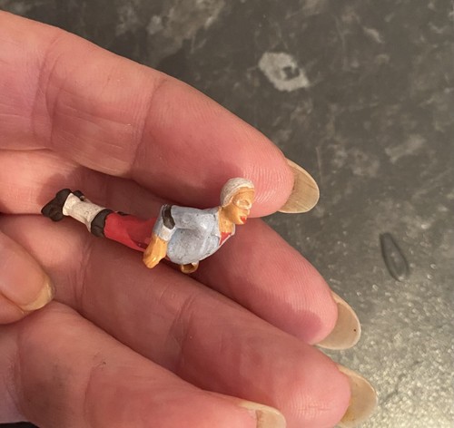 Corgi toboggan figure - corgi, vintage