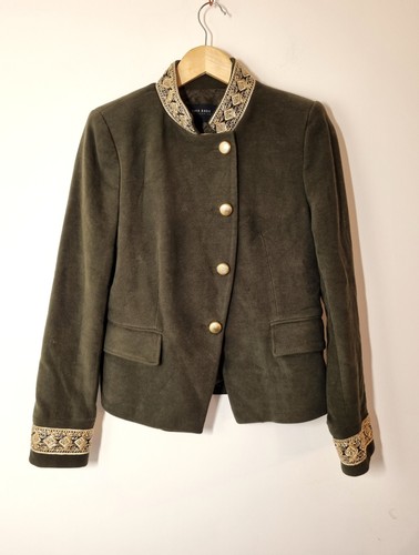 Zara military jacket size - military, xs