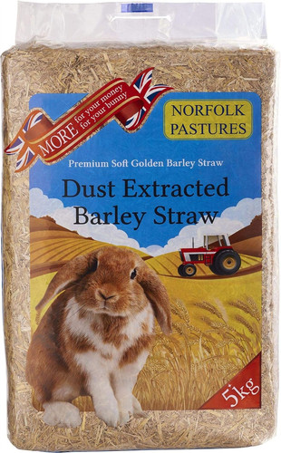 Dust extracted barley straw - dust,