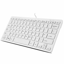 White Mini Slim USB Wired