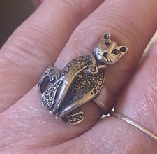 Cute Silver And marcasite