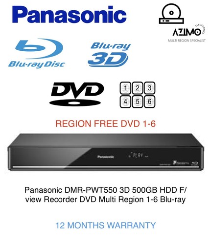 Panasonic dmr pwt550 3d - 4k,