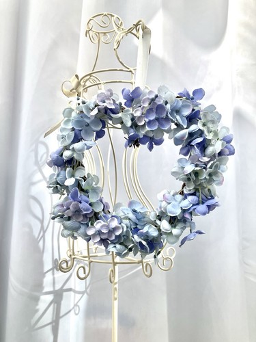Shabby chic lilac blue faux - chic,
