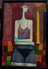 Majlis Alm *1960, Expressive Person Scene, Circa 1980/90