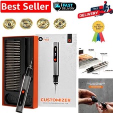Versatile Cordless Engraver Pen - Includes 30 Bits & Mastery Guide for Creatives