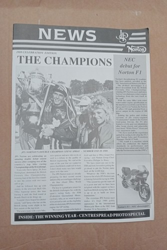 Norton jps 1989 news - jps, f1