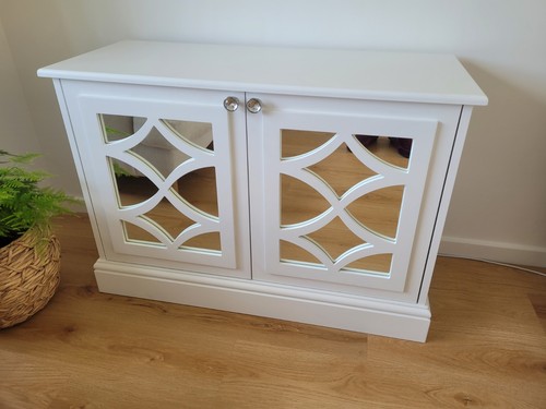 White sideboard cabinet - white,