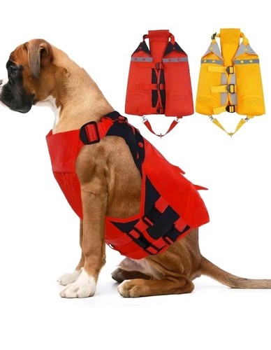 Dog life jacket folding - folding,