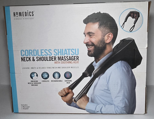 Homedics cordless shiatsu neck - shiatsu,