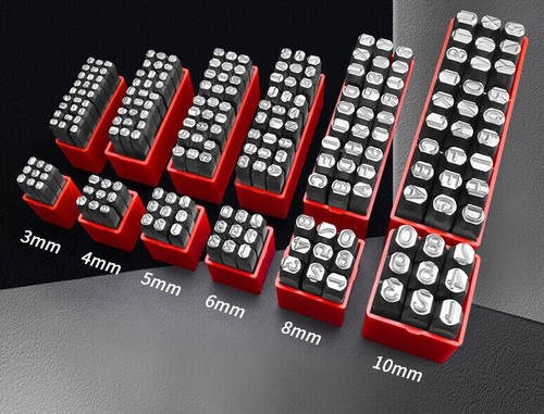 36pcs letter number stamp - &,