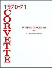 1970-1971   CORVETTE WIRING DIAGRAM  MANUAL