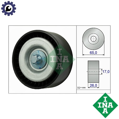 Deflectionguide pulley vribbed - deflectionguide,