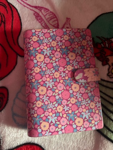 Filofax pink floral with - a5, floral.