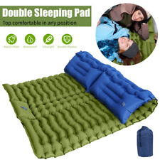 Outdoor Inflatable Camping Mat Self Inflating Sleeping Bed Air Pillow Mattress
