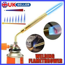 Butane Gas Blow Torch Flamethrower Burner Welding Ignition Camping BBQ Tool UK