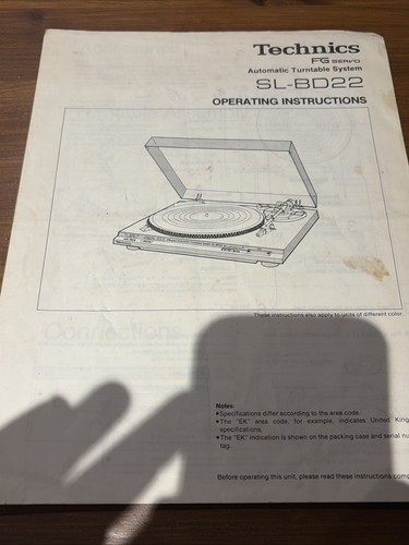 Technics bd22 turntable - sl-bd22,