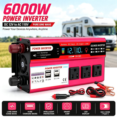 6000w pure sine - pure, wave