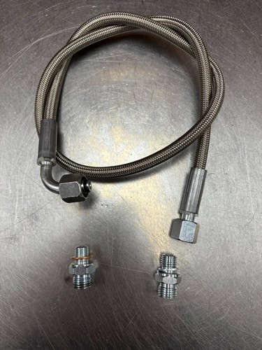 Braided turbo oil - braided, pipe