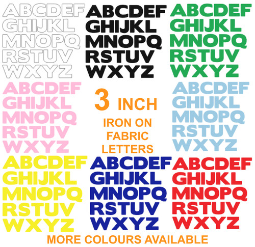 Iron die cut fabric - on,