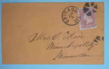 UNITED STATES COVER - WINNEBAGO CITY MN CHICAGO ILLINOIS  Z723